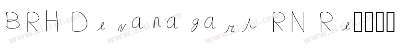 BRH Devanagari RN Re字体转换